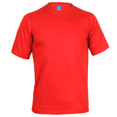 красная Футболка мужская Плотность 160 гр/кв.м.2 размеры: от XS до 3XL